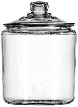 Anchor Hocking 64192B 8 oz. Glass Sugar Bowl with Lid - 4/Case