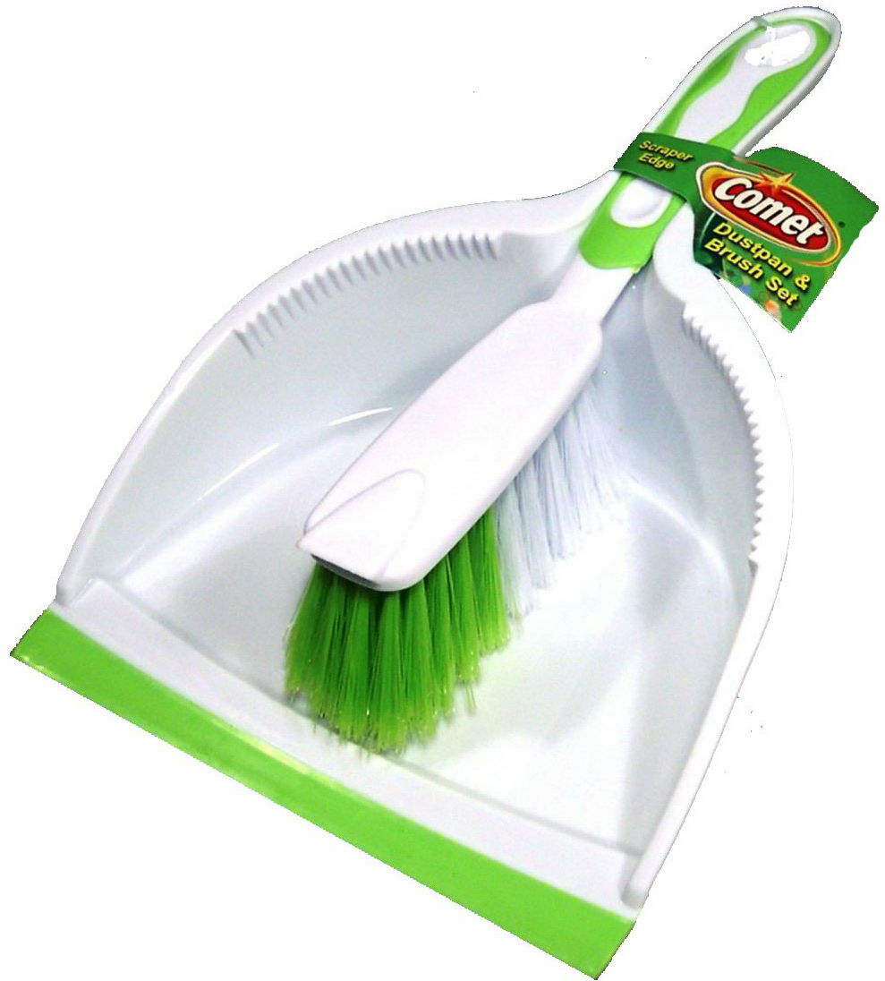 Dust Pan Brush Set W Rubbr Tip”comet - Lee Distributors