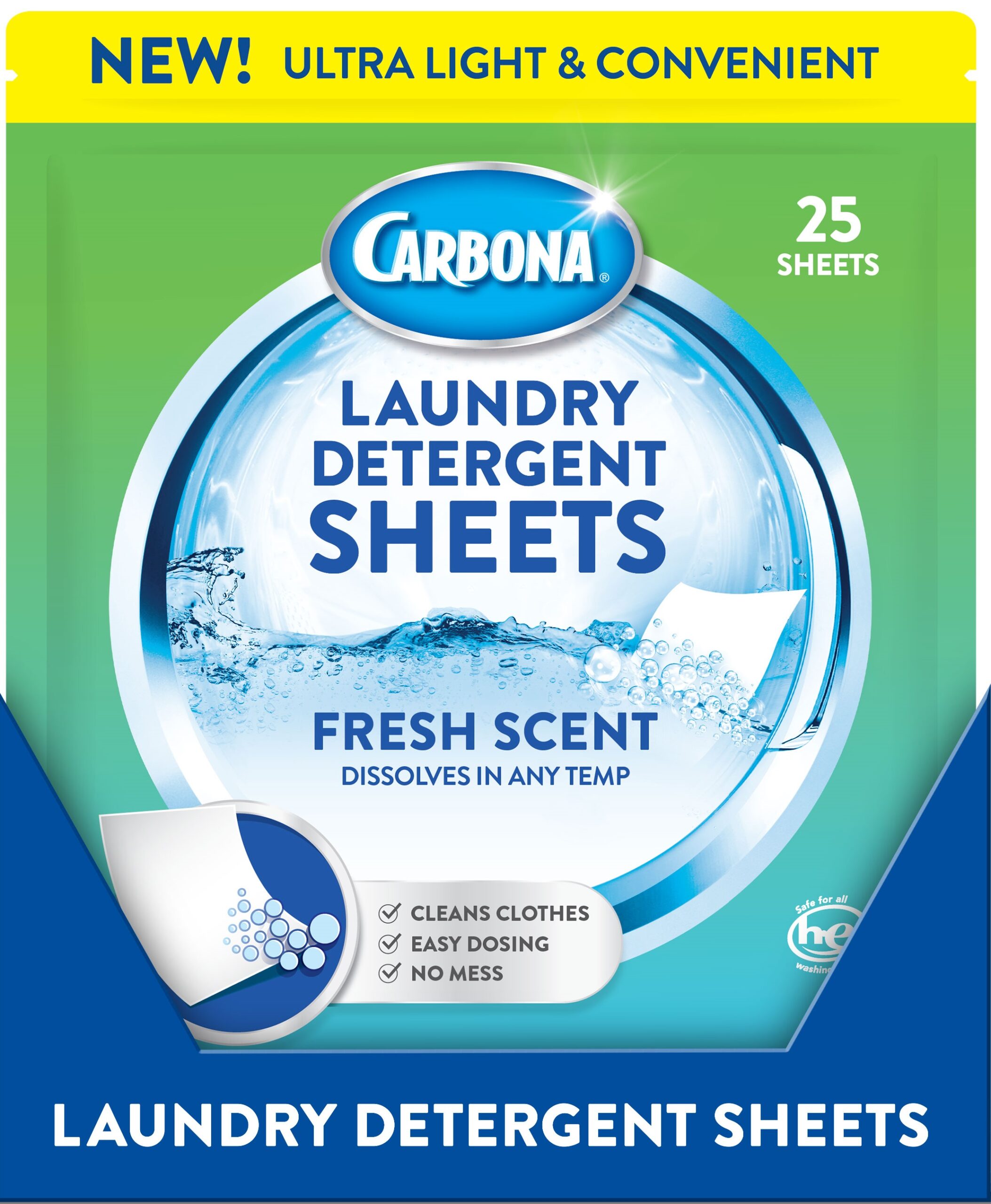 Carbona expands lineup with laundry detergent sheets