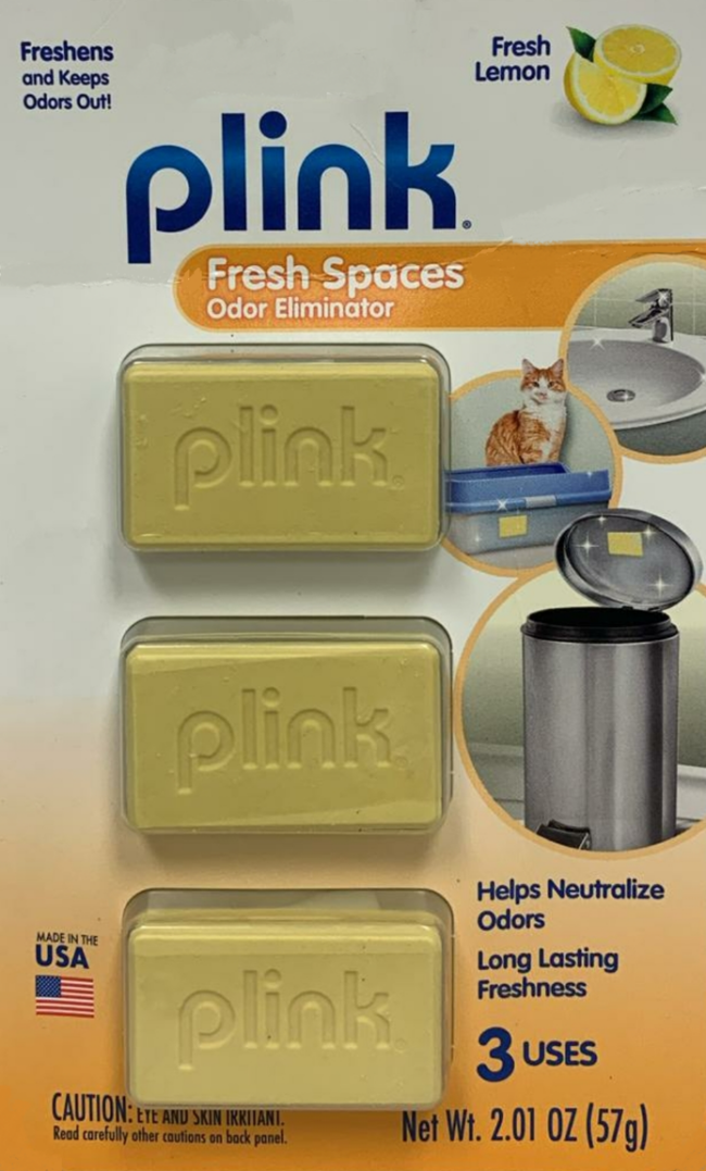 PLINK FRESH SPACES ODOR 3pk ELIMINATOR – 2.01oz - Lee Distributors